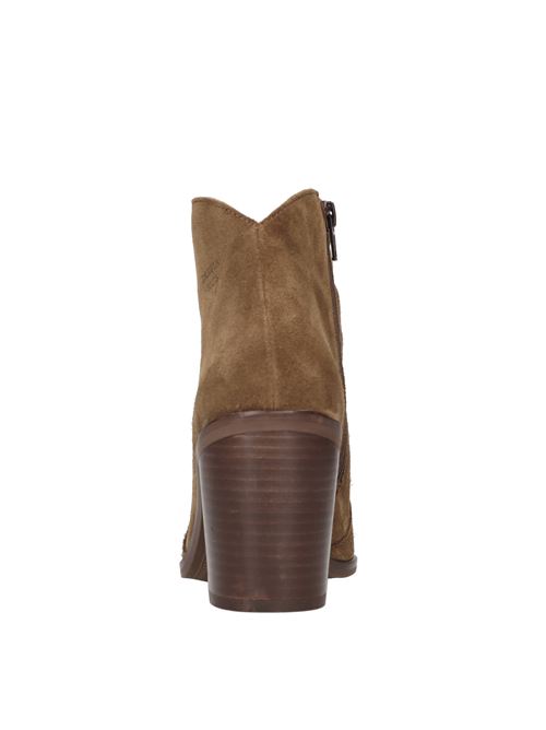 Tronchetti texani in camoscio DAKOTA | DKT 25 CACAPUCCINO
